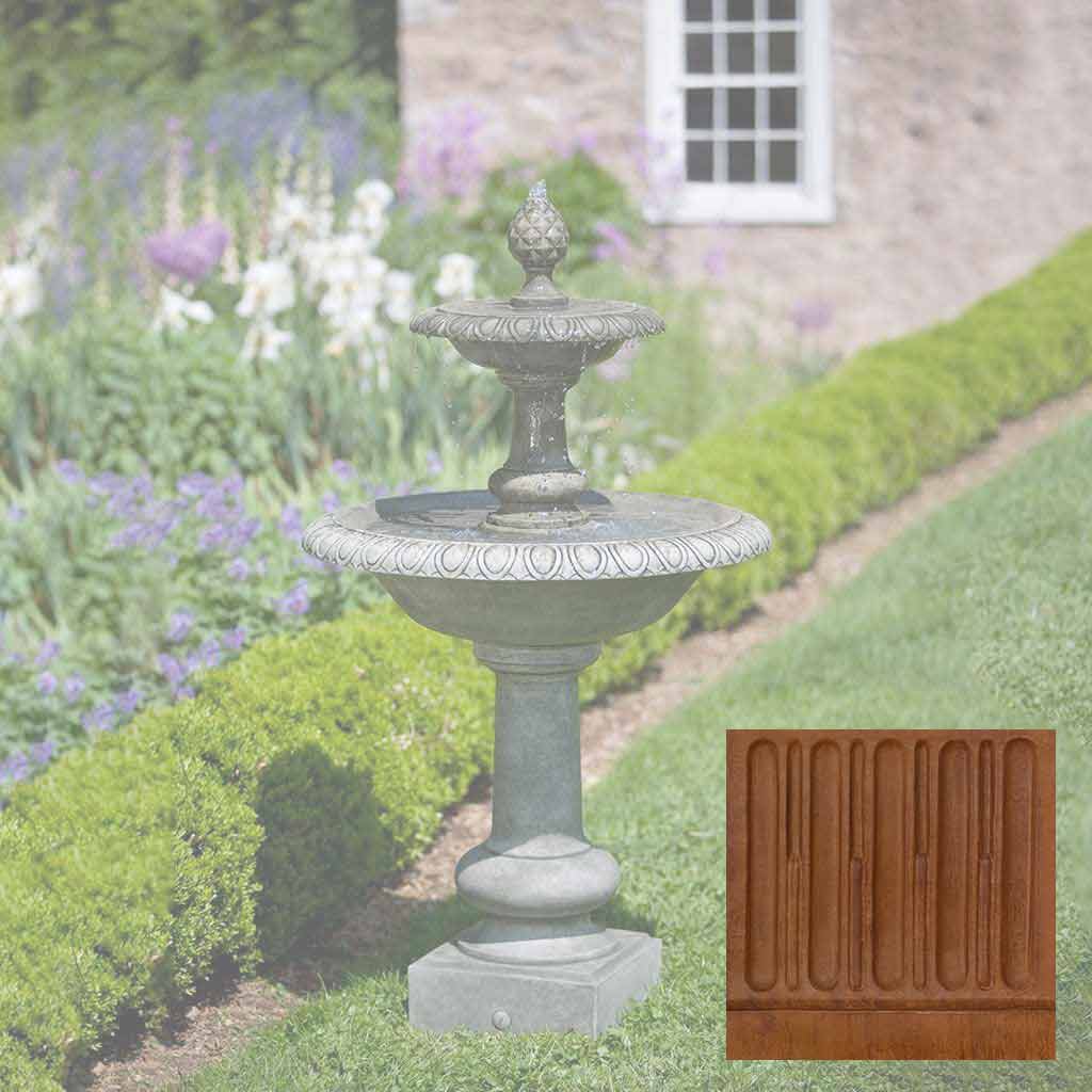 Campania Williamsburg Pineapple Two Tier Fountain - FT-132