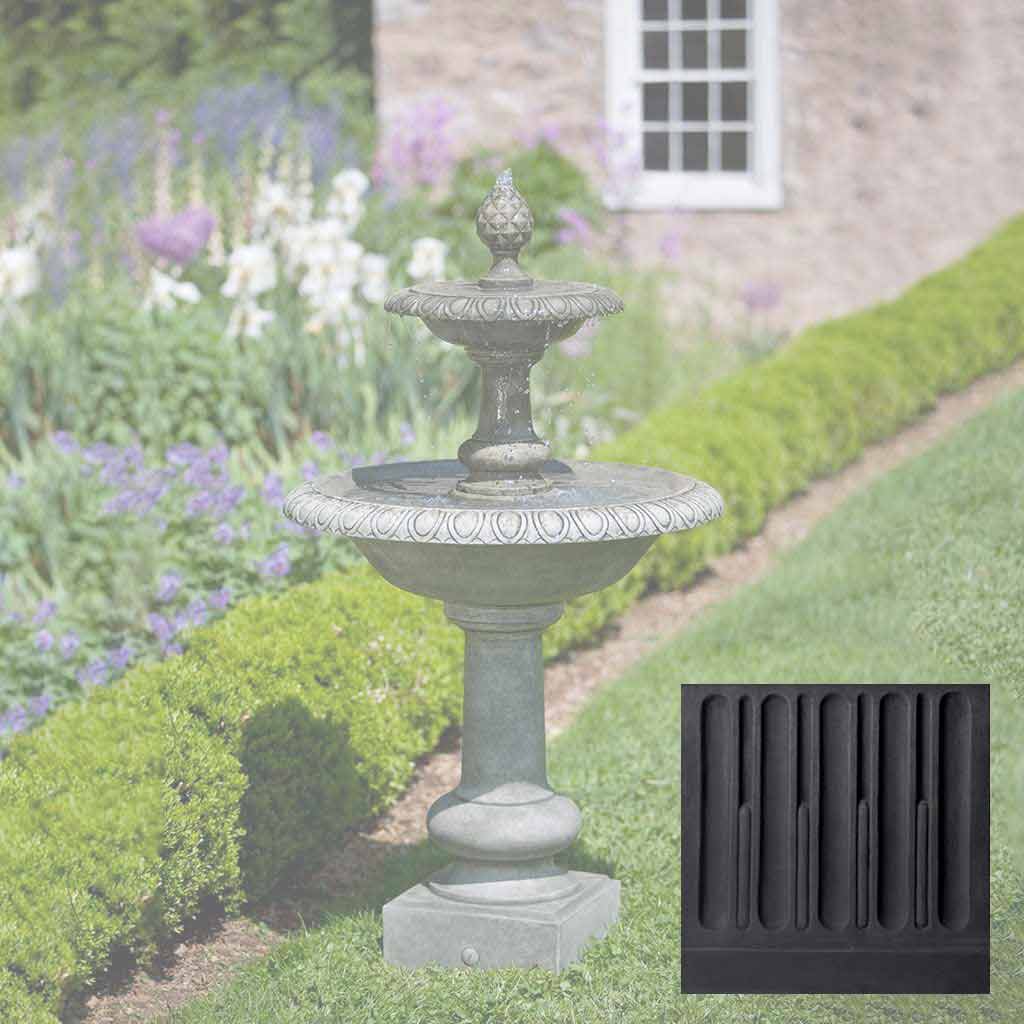 Campania Williamsburg Pineapple Two Tier Fountain - FT-132