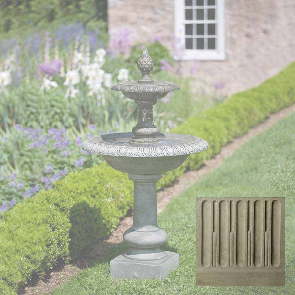 Campania Williamsburg Pineapple Two Tier Fountain - FT-132