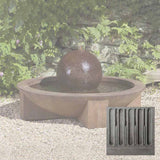 Campania Low Zen Sphere Fountain - FT-150