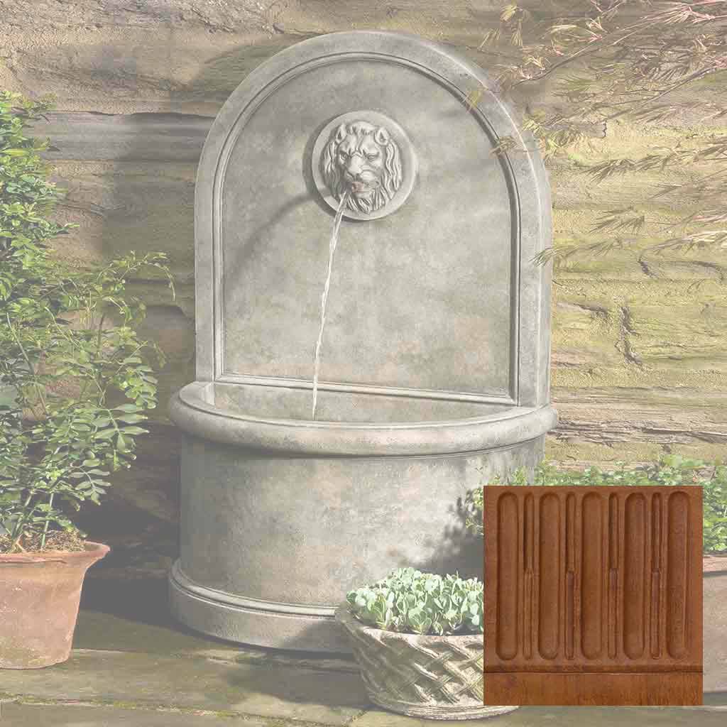 Campania Lion Wall Fountain - FT-165