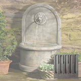 Campania Lion Wall Fountain - FT-165