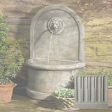 Campania Lion Wall Fountain - FT-165