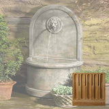 Campania Lion Wall Fountain - FT-165