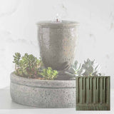 Campania M-Series Textured Spa Fountain with Planter - FT-178
