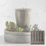 Campania M-Series Textured Spa Fountain with Planter - FT-178
