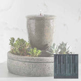 Campania M-Series Textured Spa Fountain with Planter - FT-178