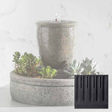 Campania M-Series Textured Spa Fountain with Planter - FT-178
