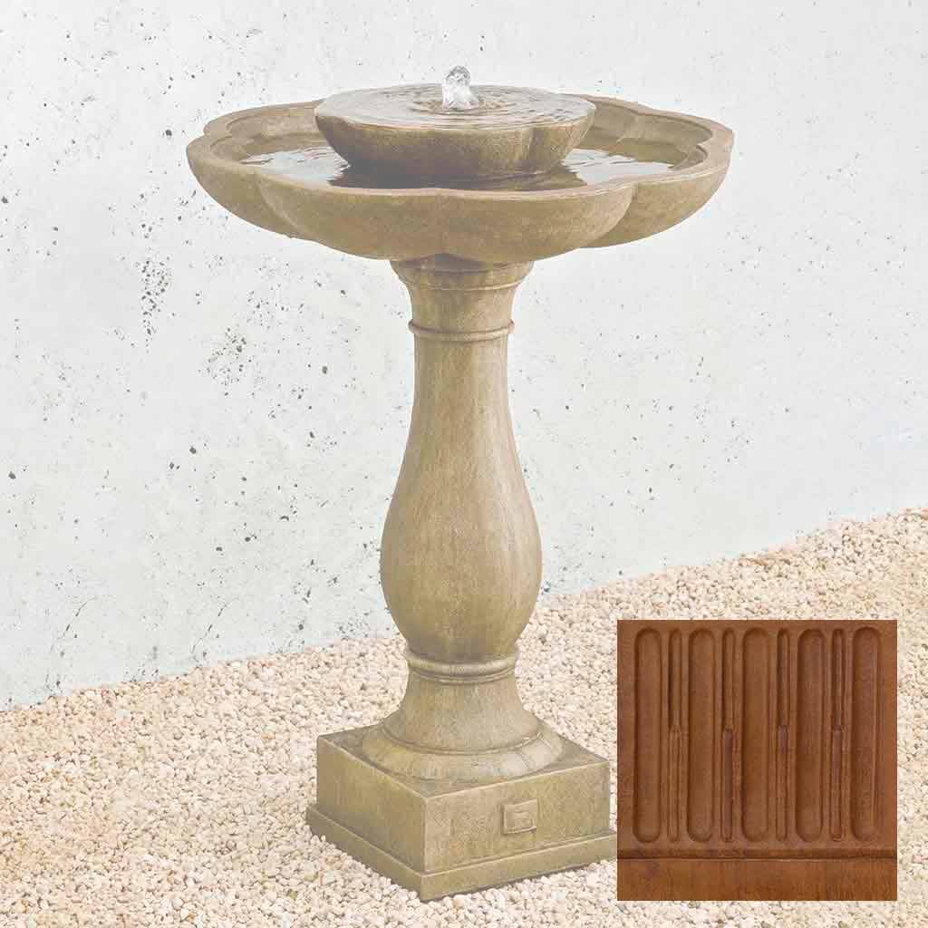 Campania Flores Pedestal Fountain - FT-180