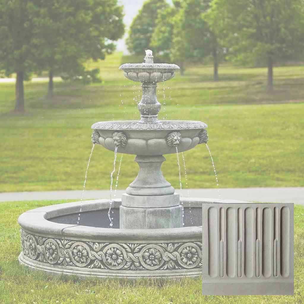 Campania Parisienne Two Tier Fountain - FT-184