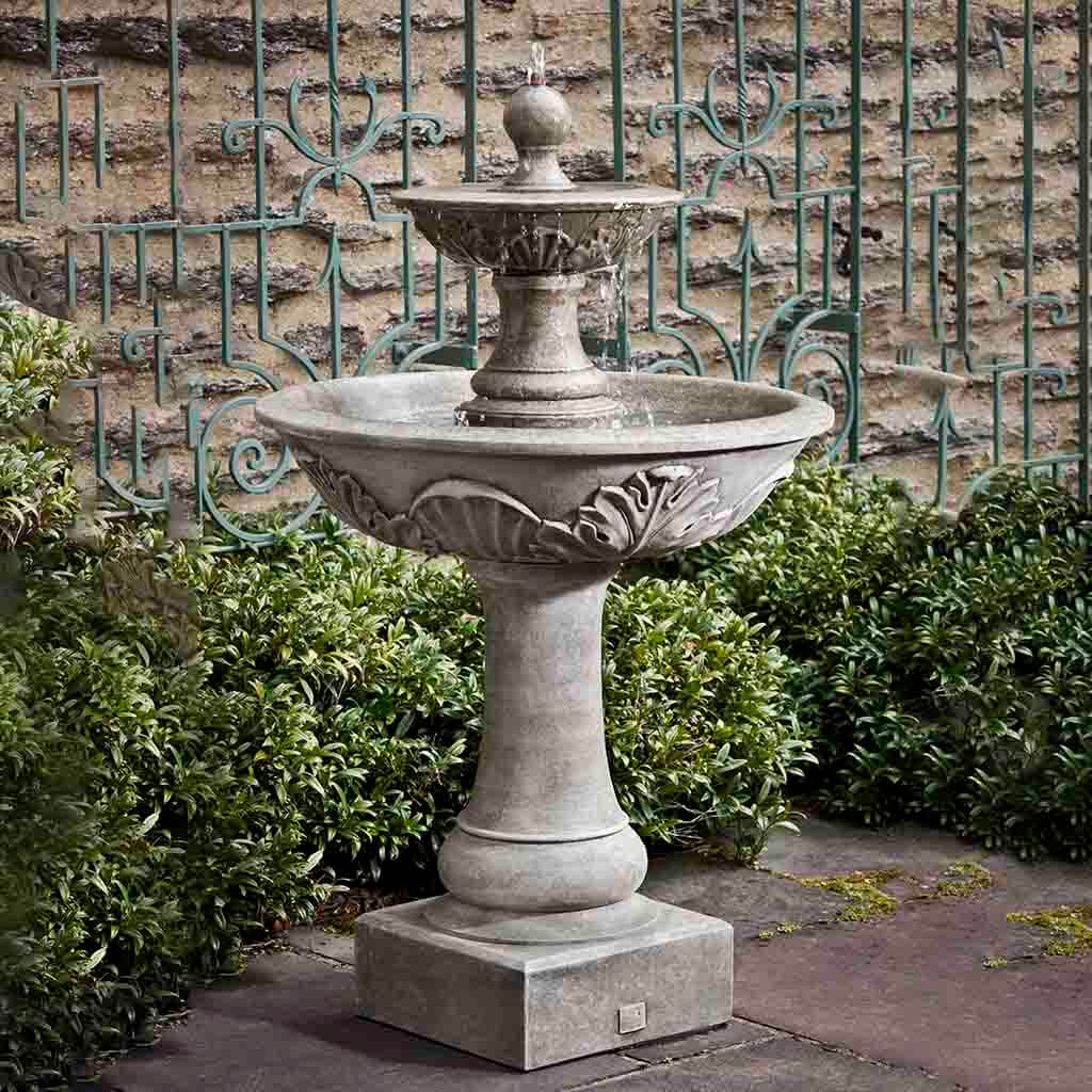 Campania Acanthus Two Tiered Fountain - FT-191