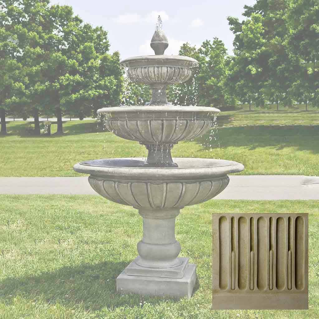 Campania Three Tier Longvue Fountain - FT-240