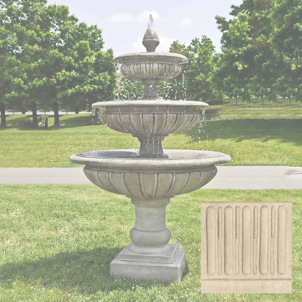 Campania Three Tier Longvue Fountain - FT-240