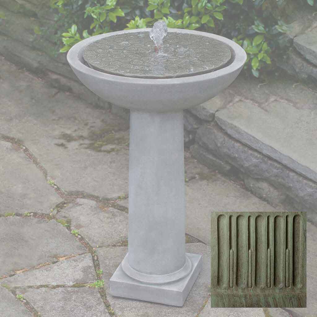 Campania Cirrus Birdbath Fountain - FT-246