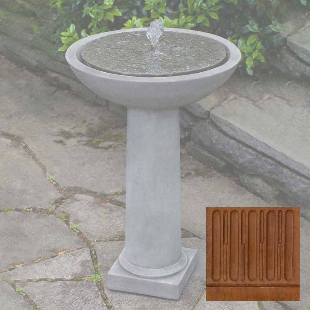 Campania Cirrus Birdbath Fountain - FT-246