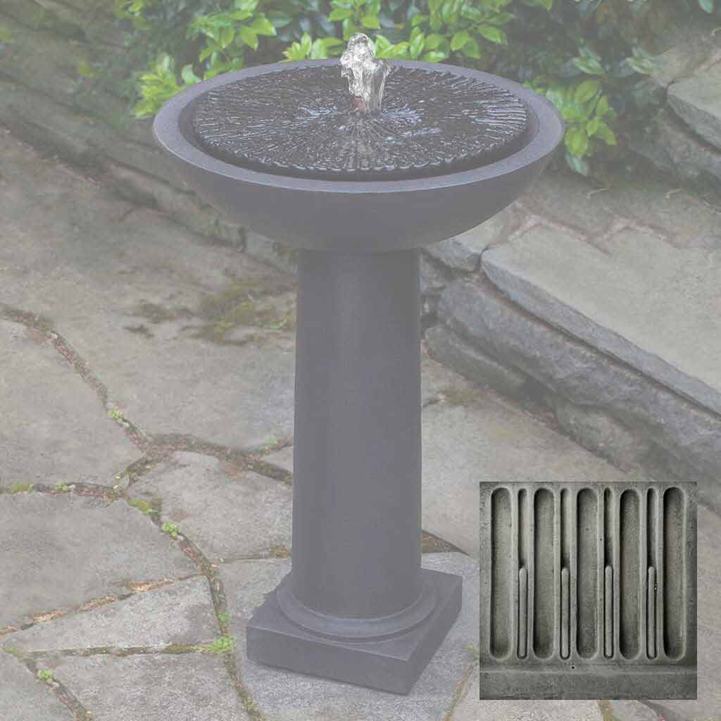 Campania Equinox Birdbath Fountain - FT-247