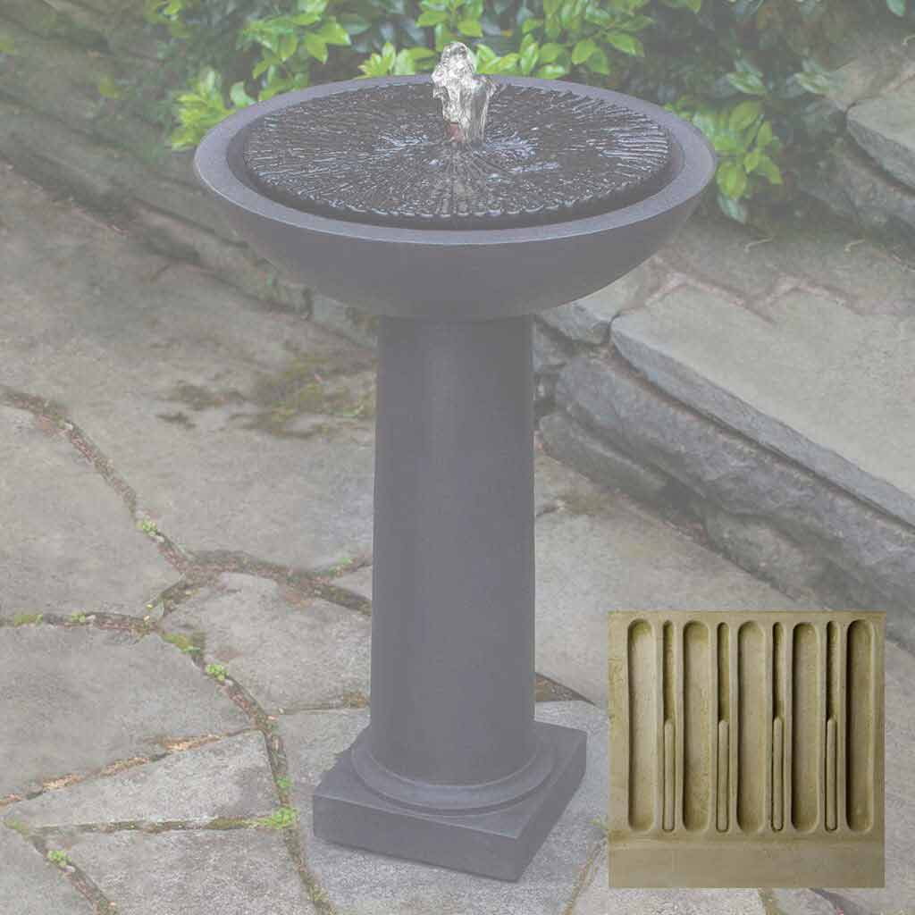 Campania Equinox Birdbath Fountain - FT-247