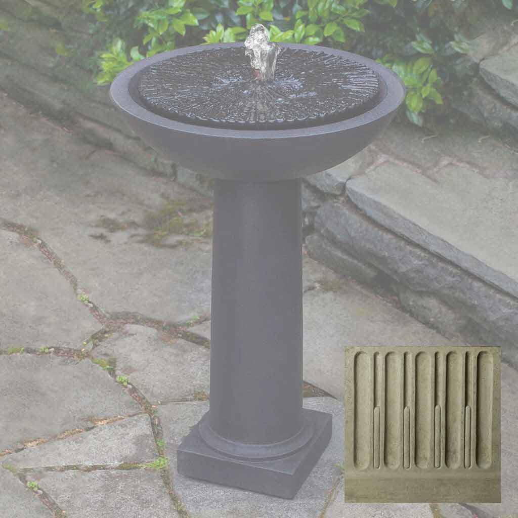 Campania Equinox Birdbath Fountain - FT-247