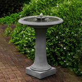 Campania Camellia Birdbath Fountain - FT-311