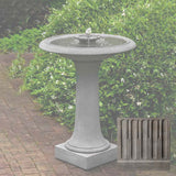 Campania Camellia Birdbath Fountain - FT-311