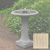Campania Camellia Birdbath Fountain - FT-311