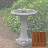 Campania Camellia Birdbath Fountain - FT-311