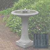 Campania Camellia Birdbath Fountain - FT-311