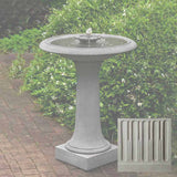 Campania Camellia Birdbath Fountain - FT-311