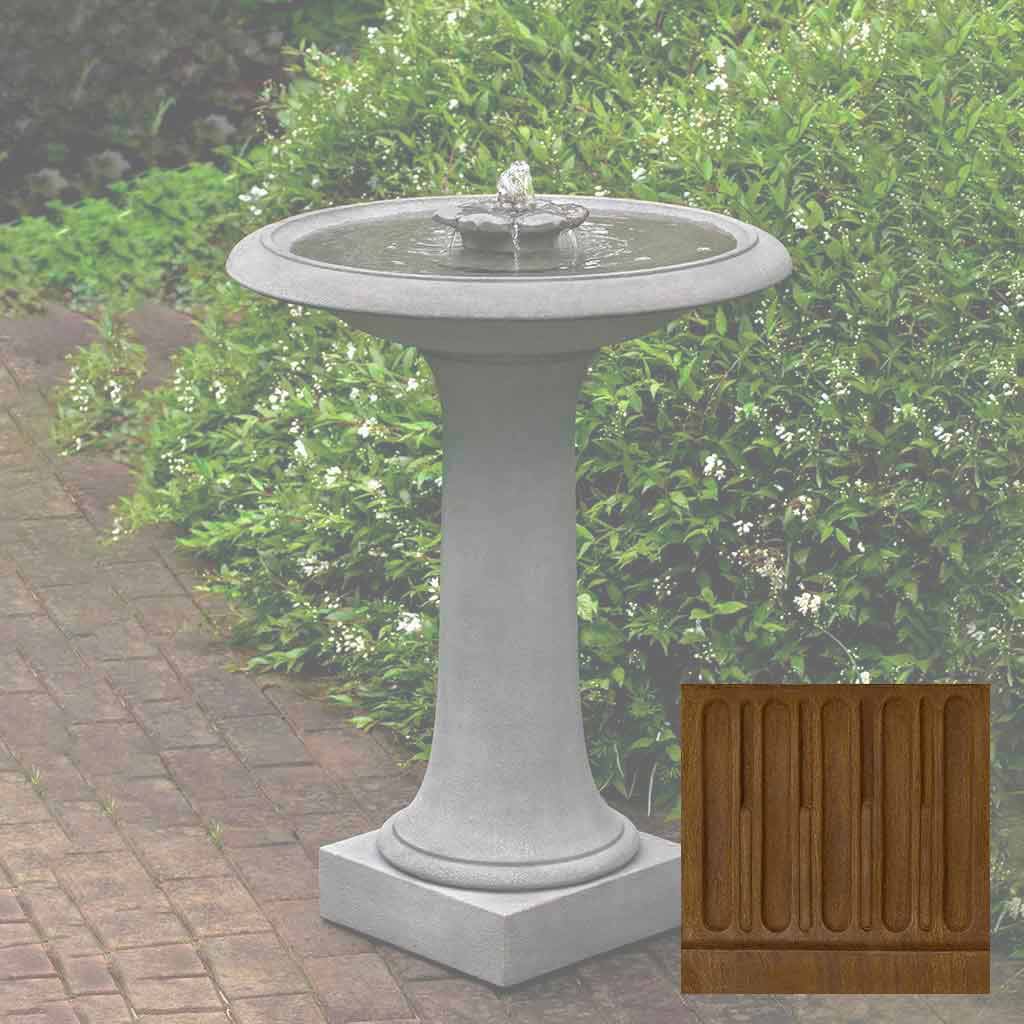 Campania Camellia Birdbath Fountain - FT-311