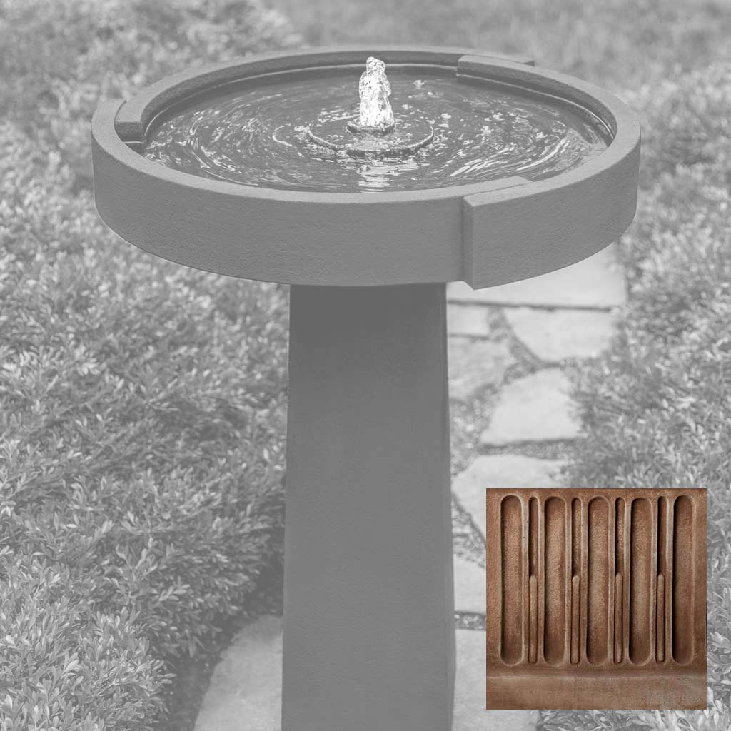 Campania Concept Birdbath Fountain - FT-336