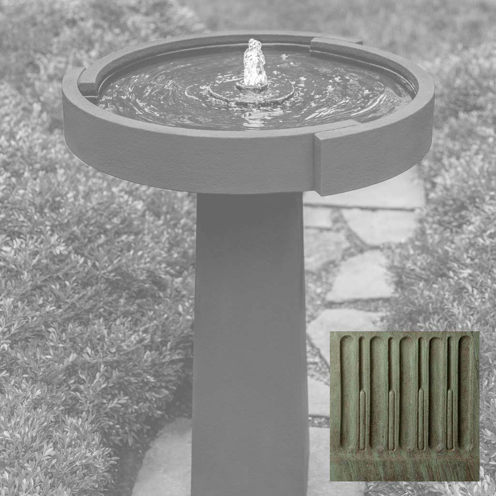 Campania Concept Birdbath Fountain - FT-336