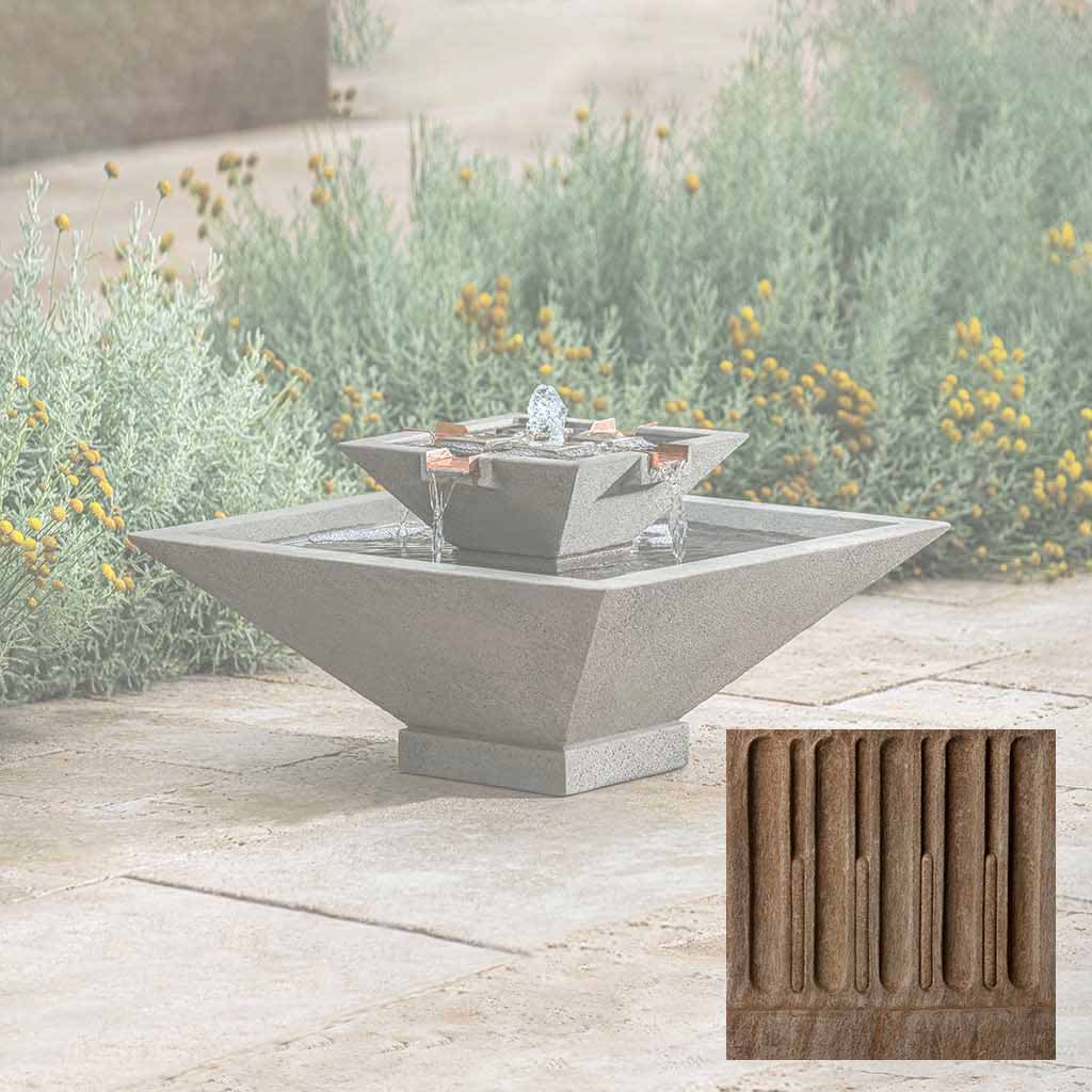 Campania Facet Fountain, Small - FT-348