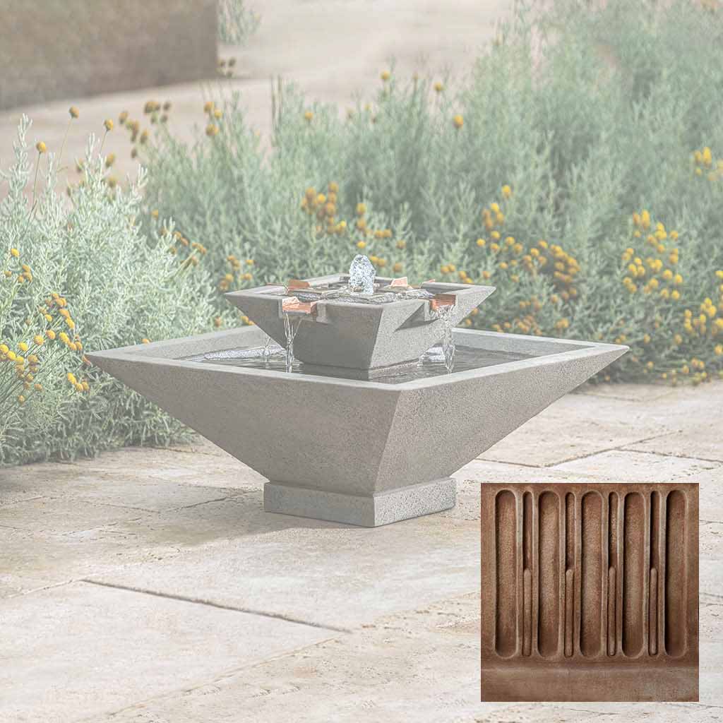 Campania Facet Fountain, Small - FT-348