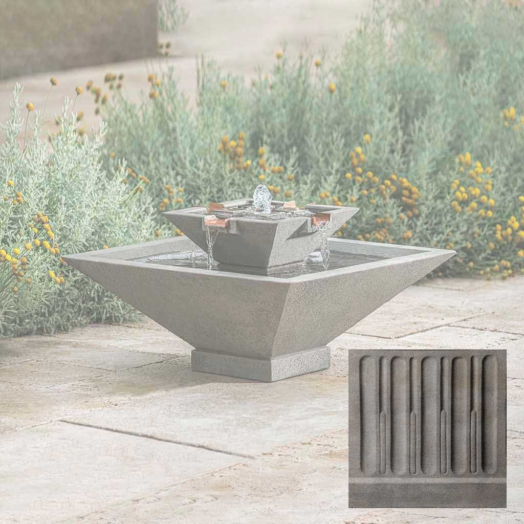 Campania Facet Fountain, Small - FT-348