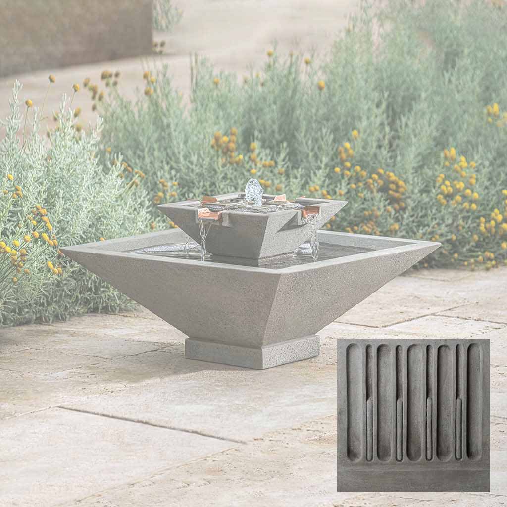 Campania Facet Fountain, Small - FT-348