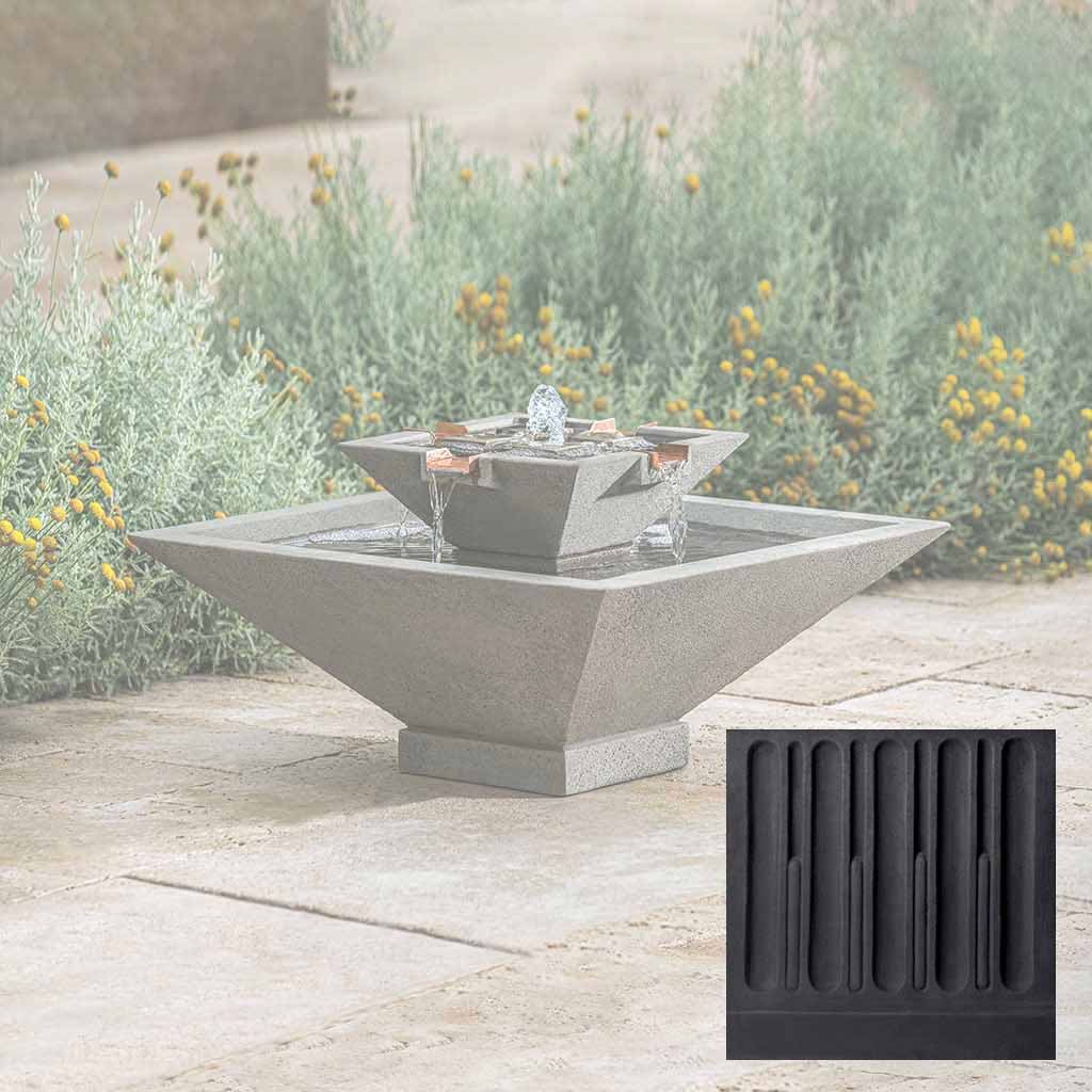 Campania Facet Fountain, Small - FT-348