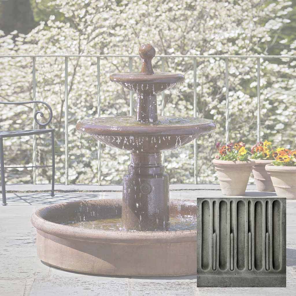 Campania Esplanade Two Tier Fountain - FT-78
