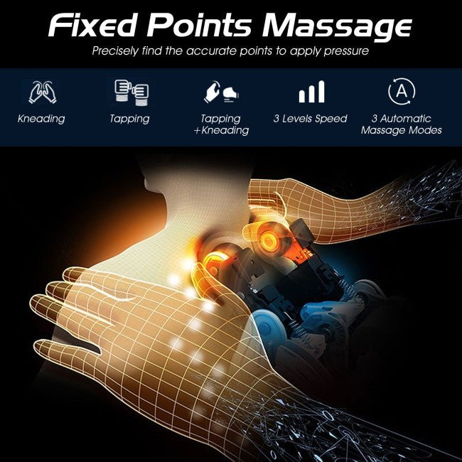Costway Full Body Zero Gravity Heated Massage Recliner Chair With SL Track (SAK97859)