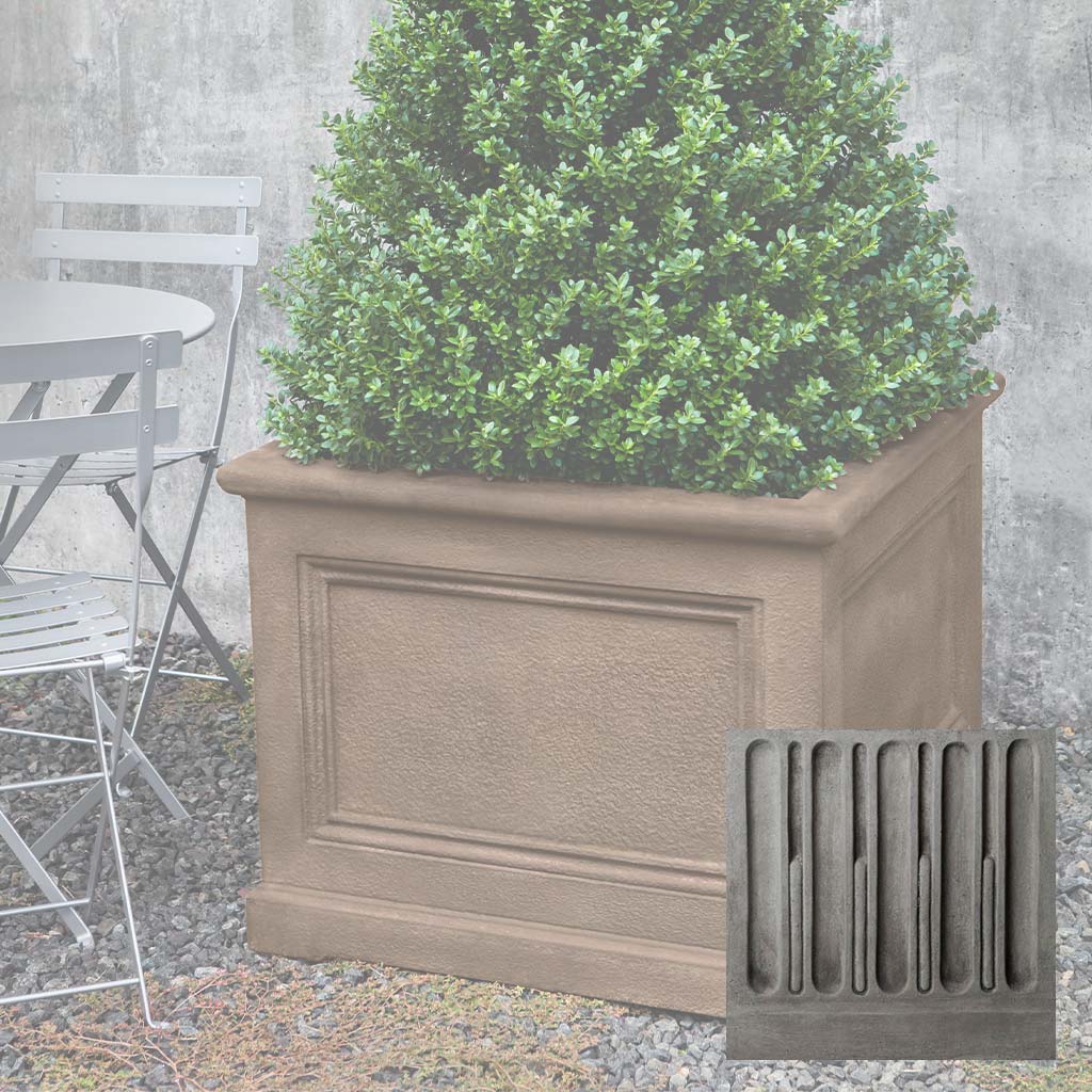 Campania LeNotre Square Planter - GFRC-0500