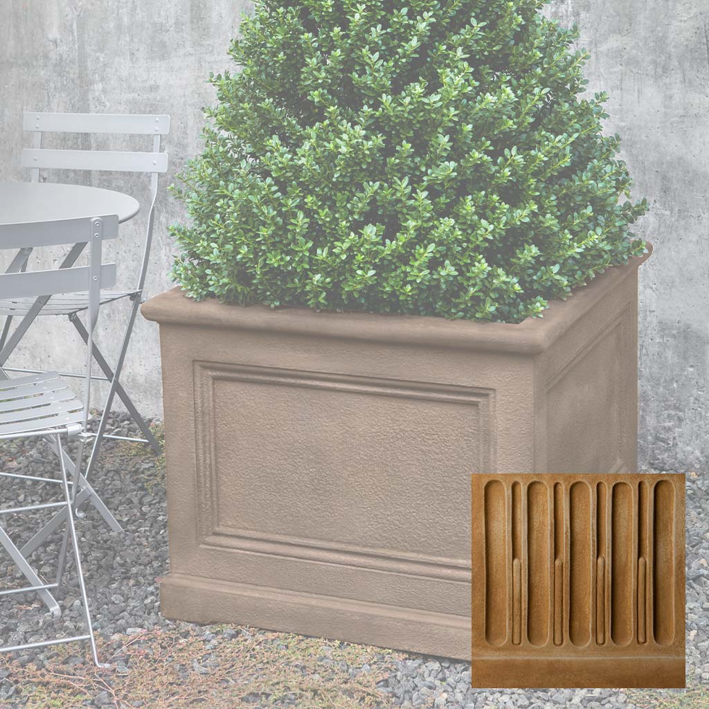Campania LeNotre Square Planter - GFRC-0500