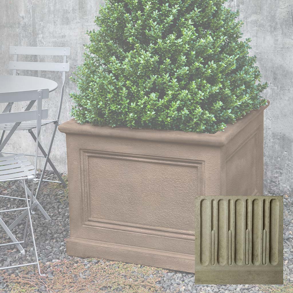 Campania LeNotre Square Planter - GFRC-0500