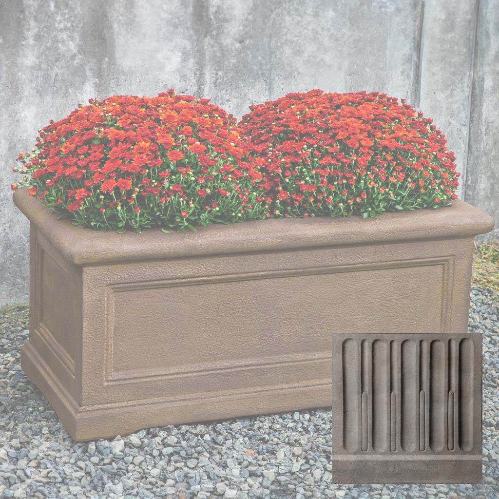 Campania LeNotre Rectangle 482424 Planter - GFRC-0600