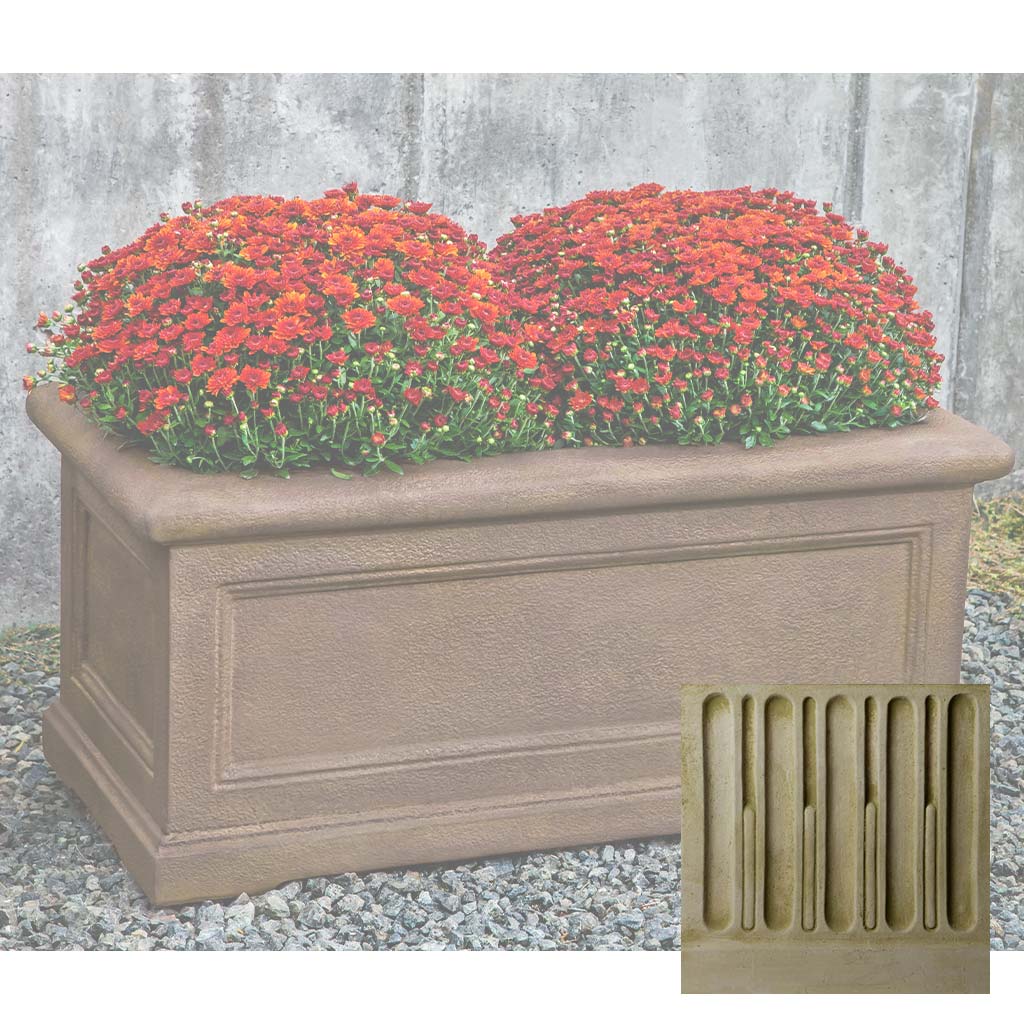 Campania LeNotre Rectangle 482424 Planter - GFRC-0600