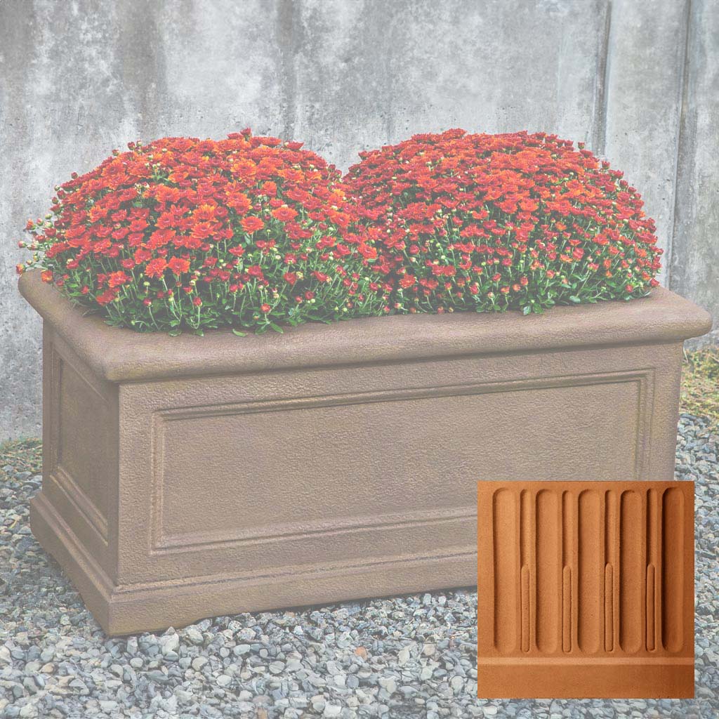 Campania LeNotre Rectangle 482424 Planter - GFRC-0600
