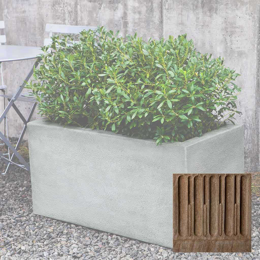 Campania Metropolis Rectangle 482424 Planter - GFRC-0800