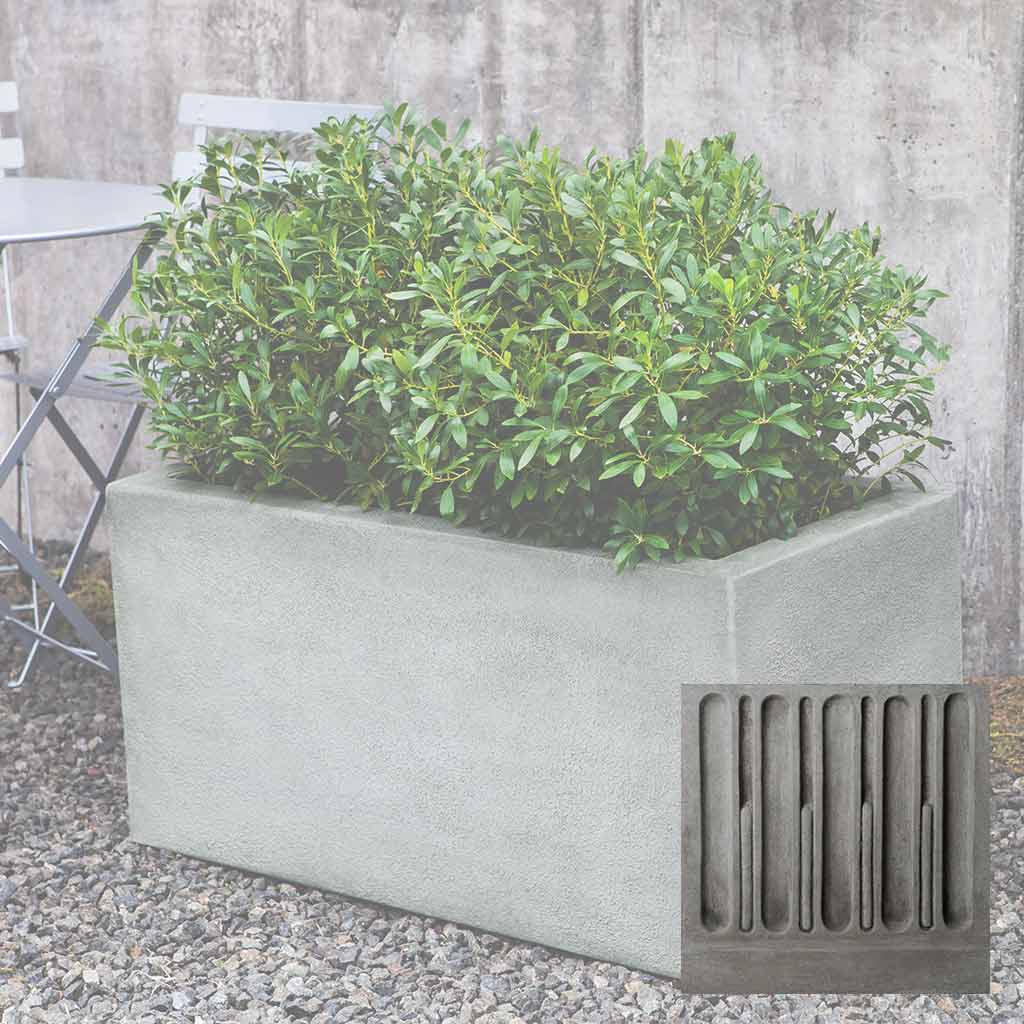 Campania Metropolis Rectangle 482424 Planter - GFRC-0800