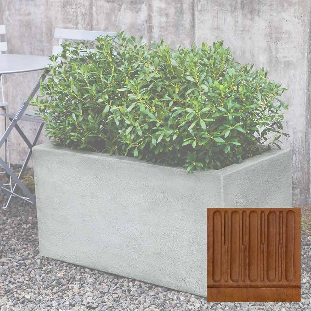 Campania Metropolis Rectangle 361818 Planter - GFRC-0801