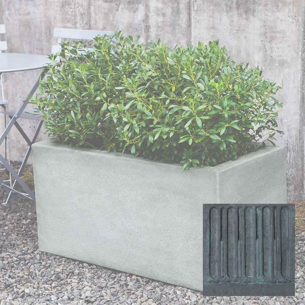 Campania Metropolis Rectangle 361818 Planter - GFRC-0801