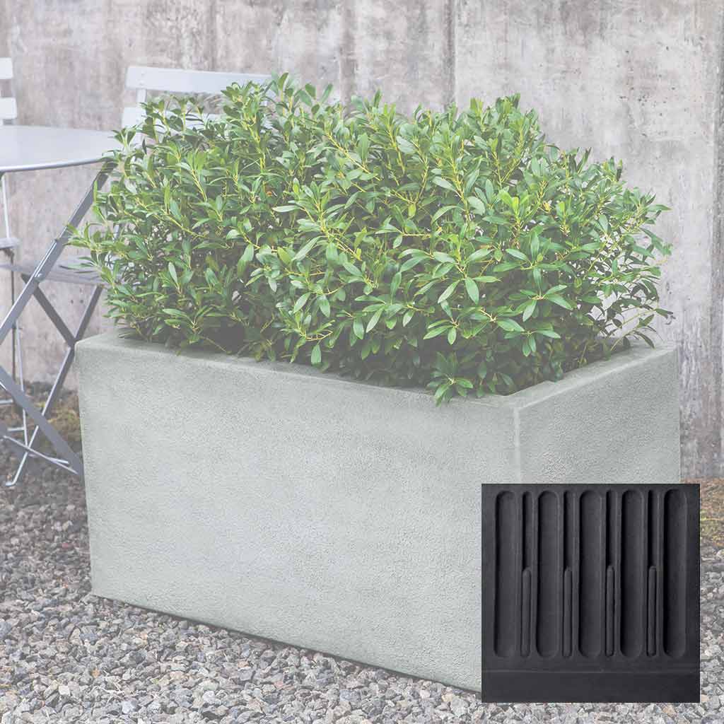 Campania Metropolis Rectangle 361818 Planter - GFRC-0801