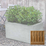 Campania Metropolis Rectangle 361818 Planter - GFRC-0801